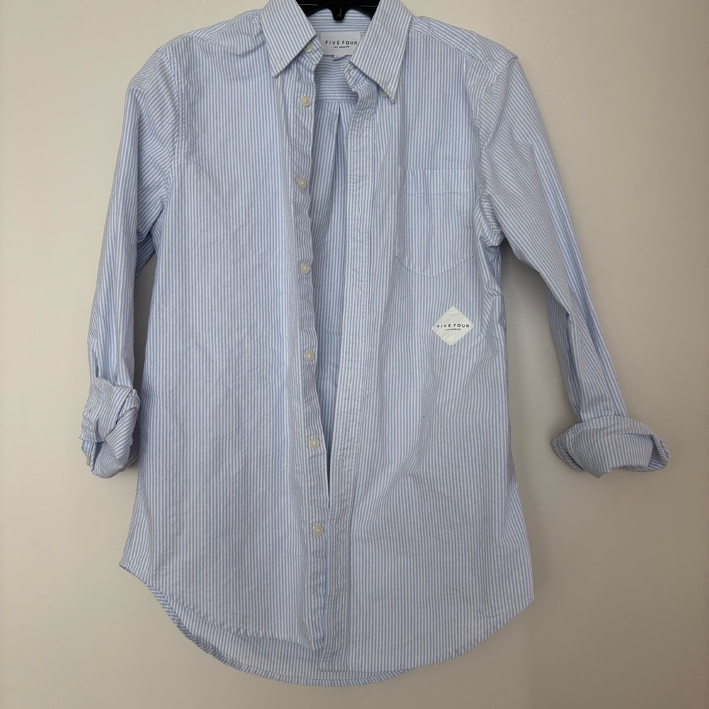 Five Four Stripe Button Down Shirt